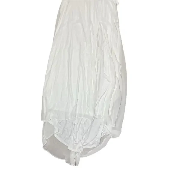 NWT Lulus Adorna White Off-the-Shoulder Maxi Dress Size M - Picture 7 of 11